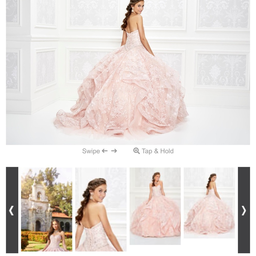 Quinceañera Elegant Pink Ball Gown